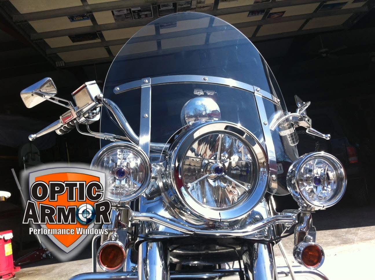 Front Motorcycle Window